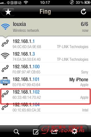 iphone嗅探电脑